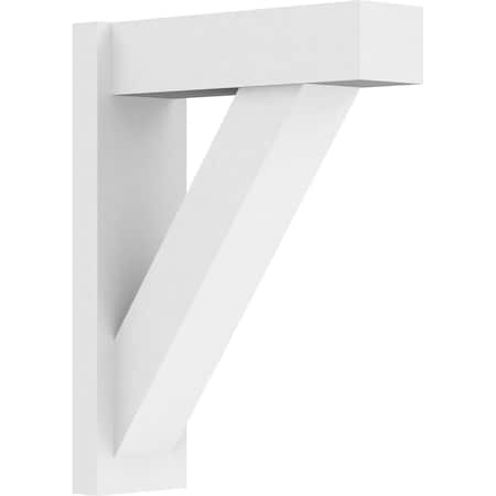 Ekena Millwork Traditional Architectural Grade PVC Outlooker with Block Ends, 7"W X 20"D X 26"H OUTP07X20X26TRA05